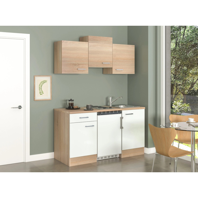 Flex-Well Kuchyně Florida 150 cm/typ 4 - lednice/varná deska