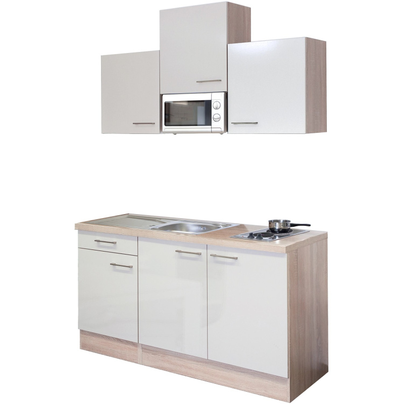 Flex-Well Kuchyně Orlando 150 cm/typ 1 - mikrovlnka/varná deska