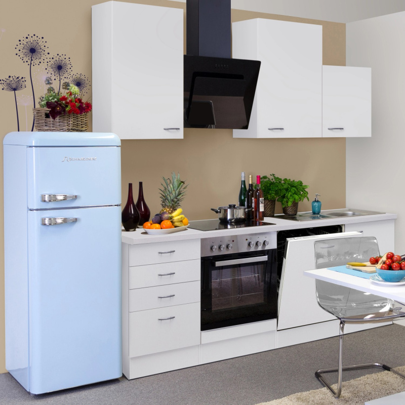 Flex-Well Kuchyně Wito 220 cm/typ 1 - trouba/varná deska/digestoř/myčka