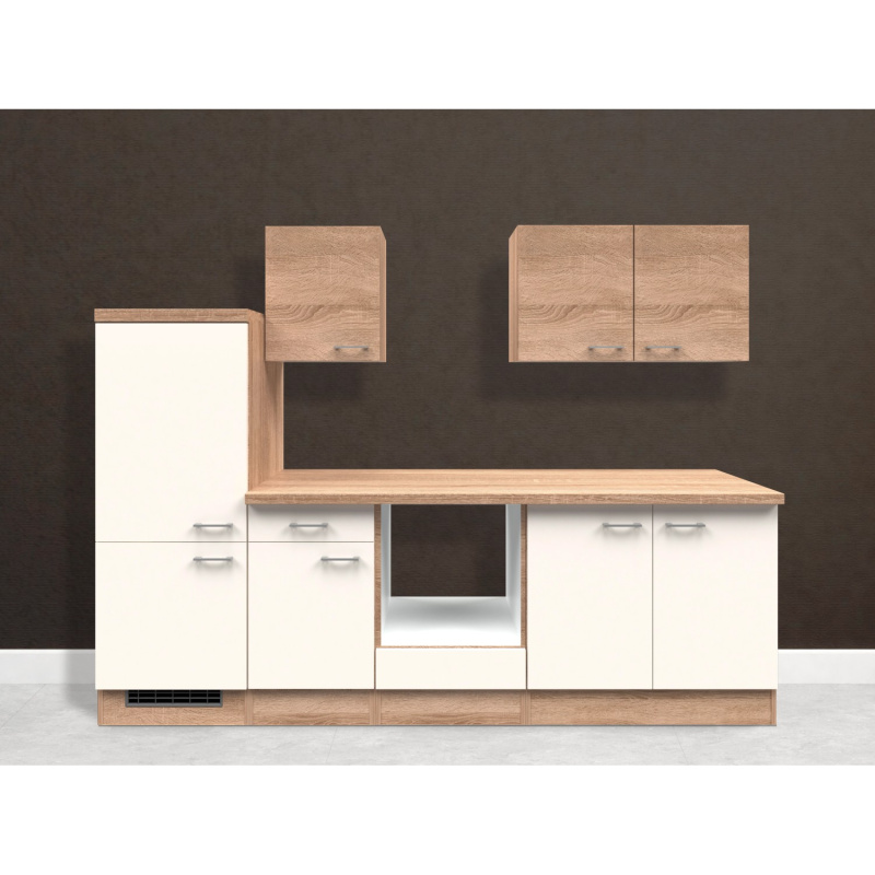 Flex-Well Kuchyně Florida 270 cm/typ 13 - bez el.spotřebičů a dřezu