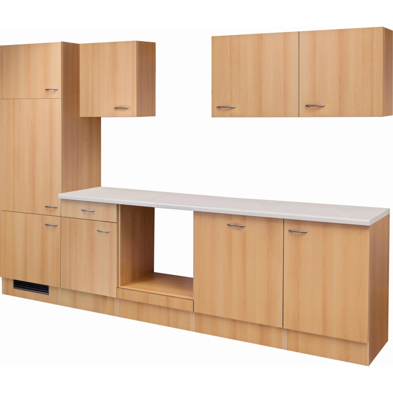 Flex-Well Kuchyně Nano 280 cm/typ 10 - bez el.spotřebičů a dřezu