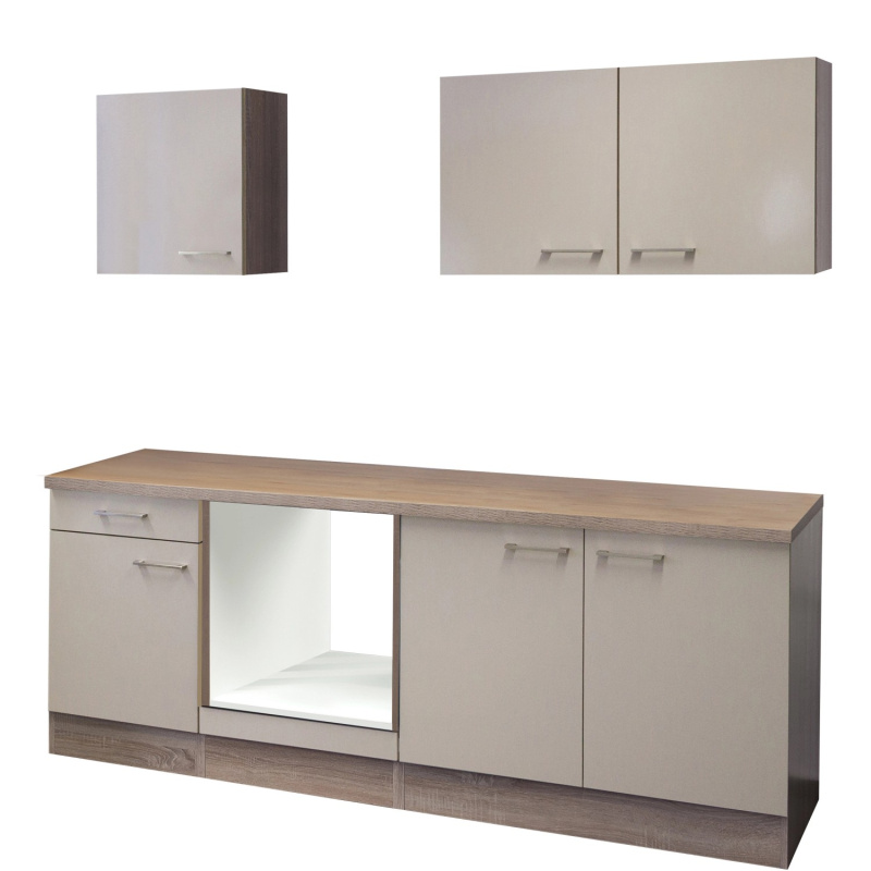 Flex-Well Kuchyně Orlando 210 cm/typ 4 - bez el.spotřebičů a dřezu