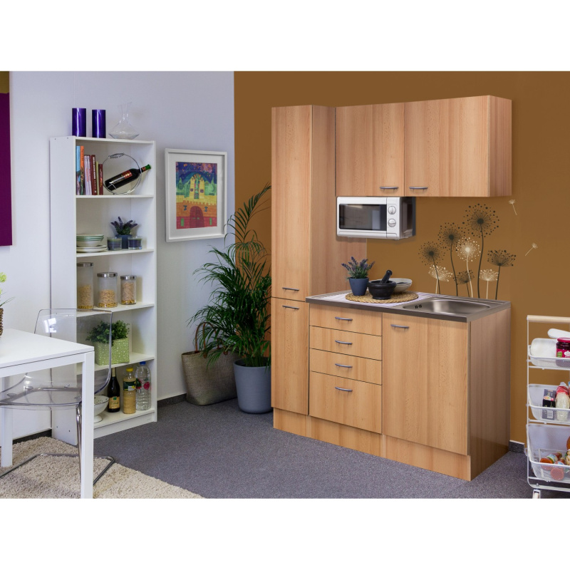 Flex-Well Kuchyně Nano 130 cm/typ 2 - mikrovlnka