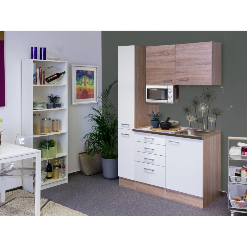 Flex-Well Kuchyně Florida 130 cm/typ 2 - mikrovlnka