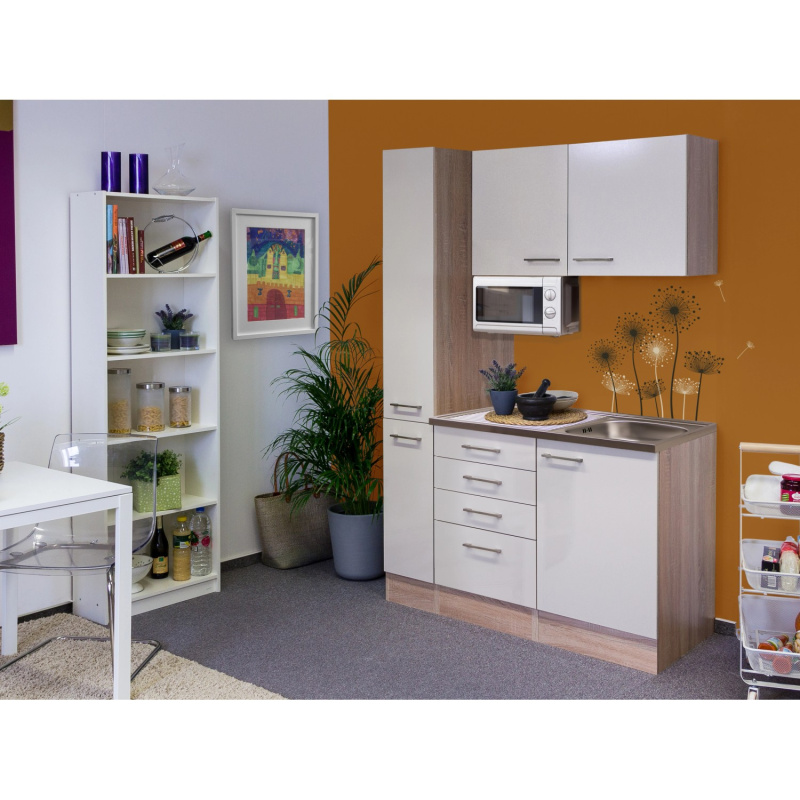 Flex-Well Kuchyně Orlando 130 cm/typ 1 - mikrovlnka