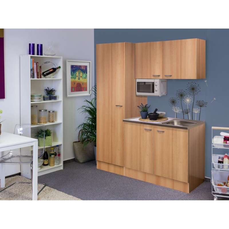 Flex-Well Kuchyně Nano 150 cm/typ 4 - mikrovlnka