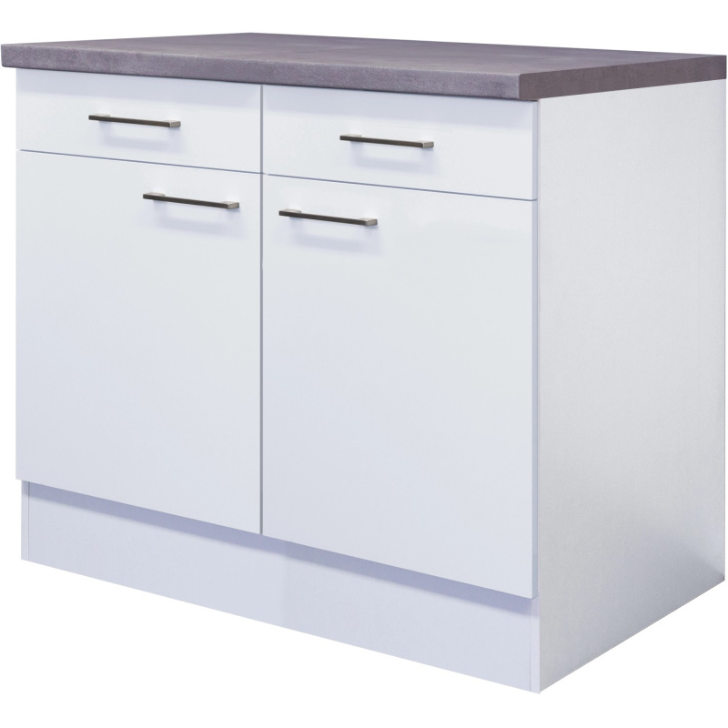 Flex-Well Kuchyňská skříňka Joelina spodní, zásuvky + dvířka, 100 x 86 x 57,1 cm