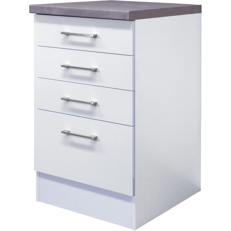 Flex-Well Kuchyňská skříňka Joelina spodní, zásuvky, 50 x 86 x 57,1 cm