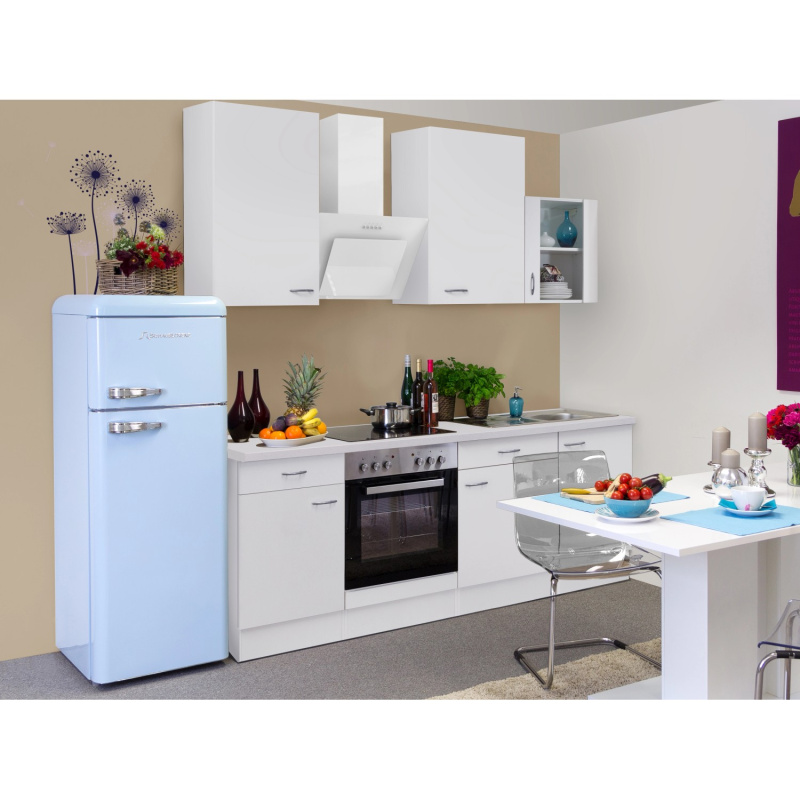 Flex-Well Kuchyně Wito 220 cm/typ 4 - trouba/varná deska/digestoř