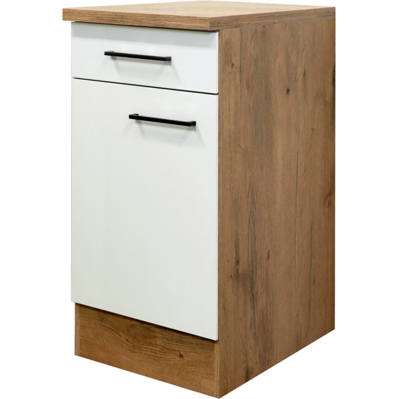 Flex-Well Kuchyňská skříňka Vintea spodní, zásuvky + dvířka, 40 x 85 x 57,1 cm