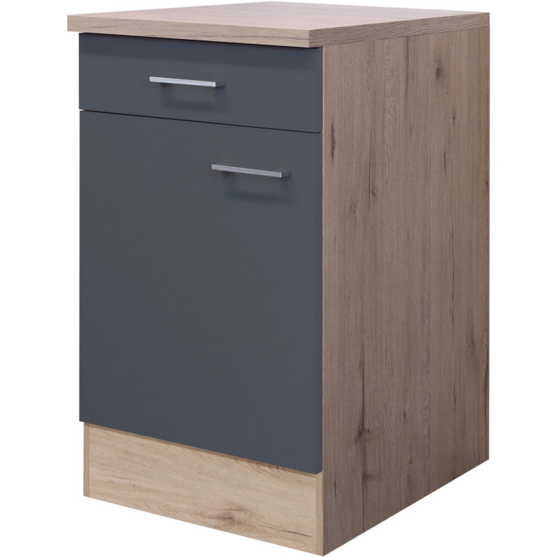 Flex-Well Kuchyňská skříňka Morena spodní, zásuvka + dvířka, 50 x 85 x 57,1 cm