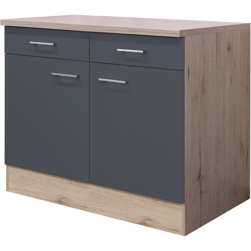 Flex-Well Kuchyňská skříňka Morena spodní, zásuvka + dvířka, 100 x 85 x 57,1 cm