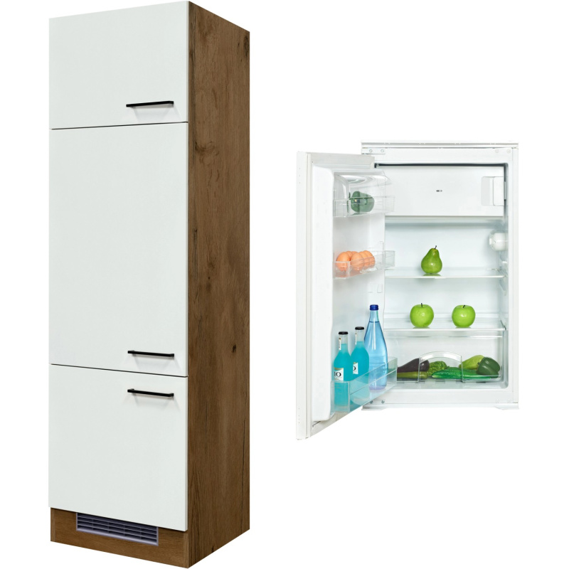 Flex-Well Kuchyňská skříňka Vintea vč.lednice H-Tech WR2200 60 x 200 x 57,1 cm