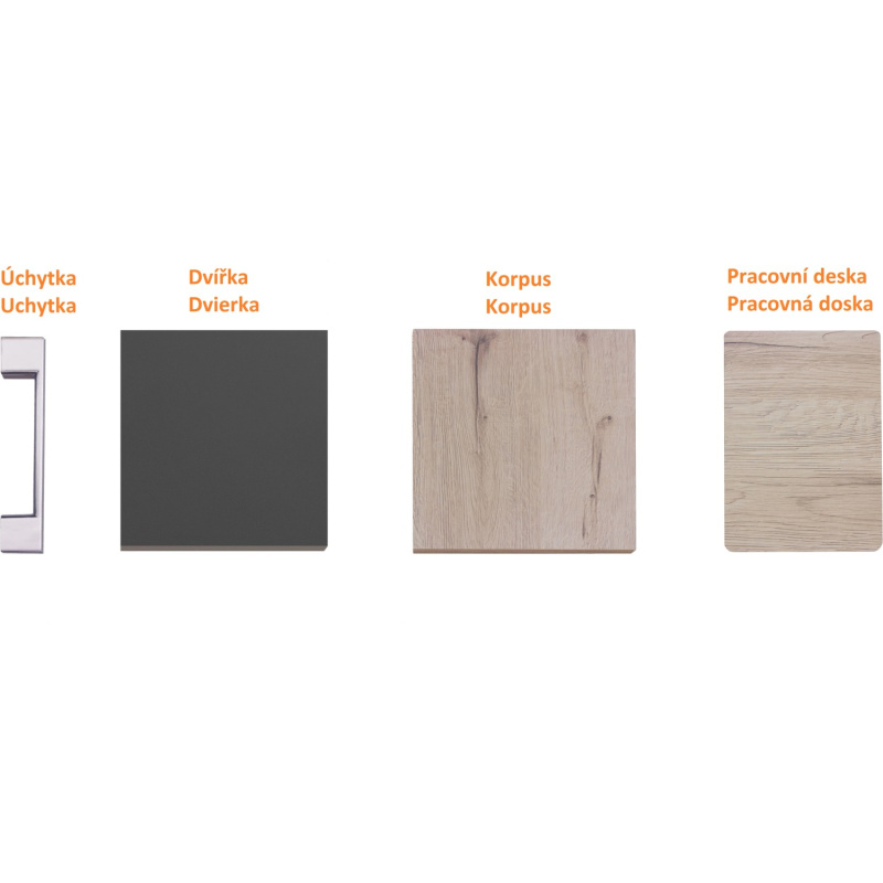 Flex-Well Vzorový balíček kuchyně Morena