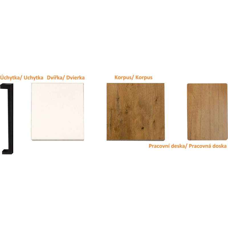 Flex-Well Vzorový balíček kuchyně Vintea