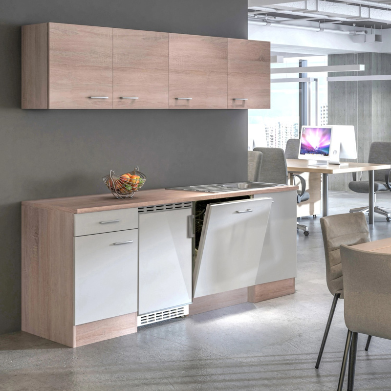 Flex-Well Kuchyně Florida 210 cm/typ 6 - lednice/myčka