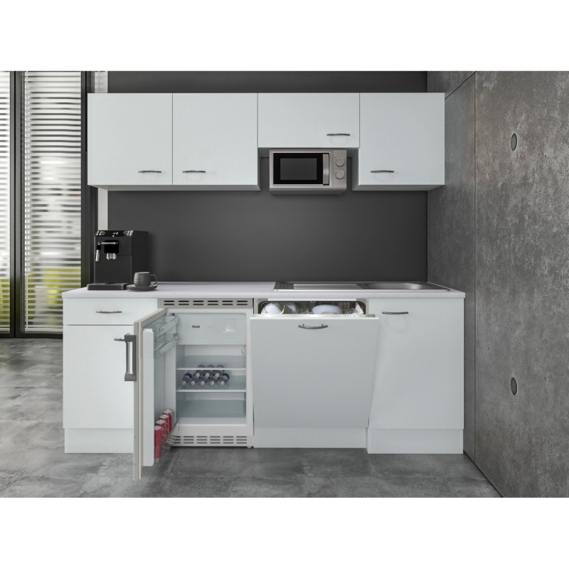 Flex-Well Kuchyně Wito 210 cm/typ 3 - lednice/mikrovlnka/myčka