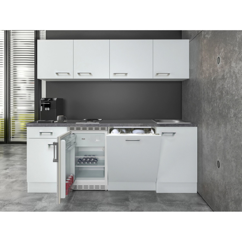 Flex-Well Kuchyně Joelina 210 cm/typ 5 - lednice/varná deska/myčka