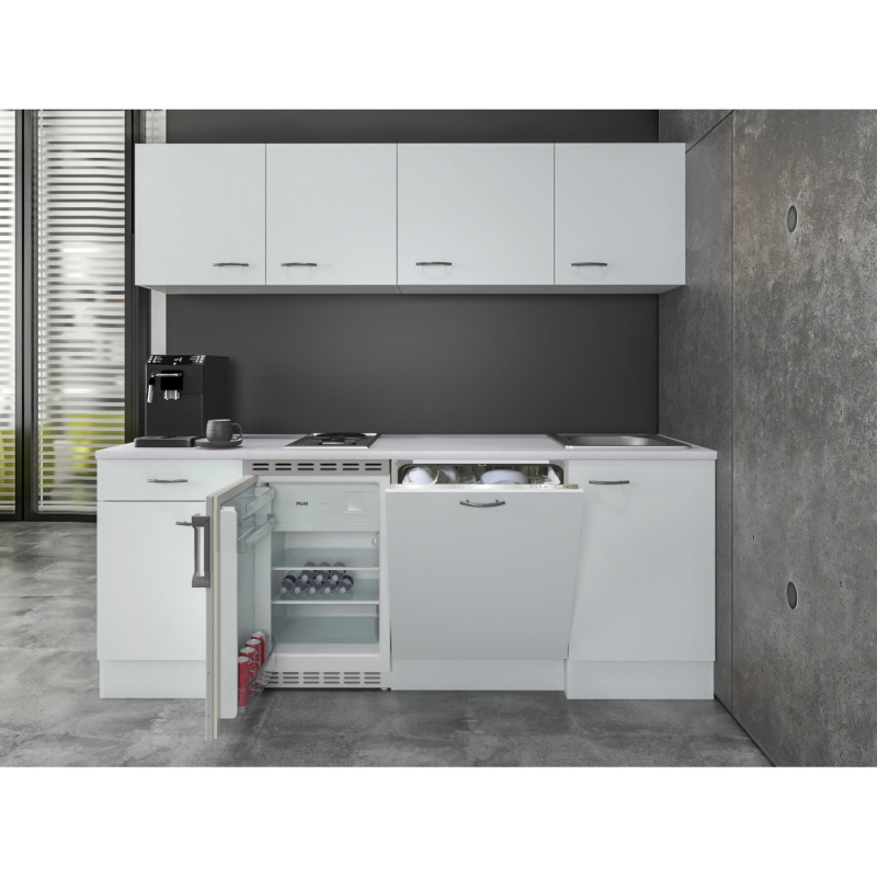 Flex-Well Kuchyně Wito 210 cm/typ 4 - lednice/varná deska/myčka