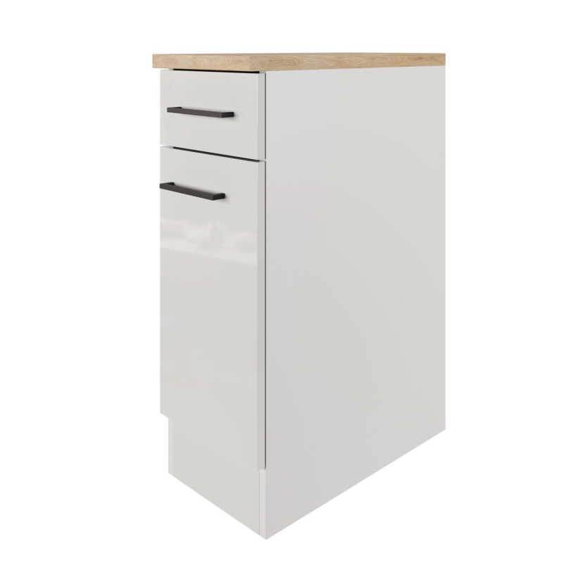 Flex-Well Kuchyňská skříňka Lund spodní zásuvka + dvířka 30 x 85 x 57,1 cm