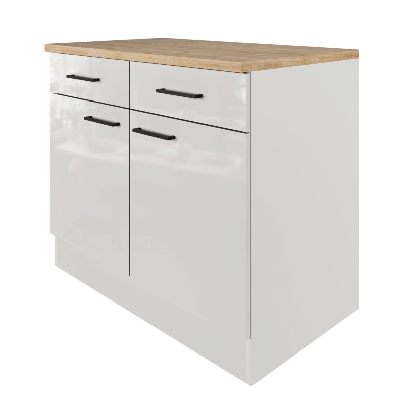 Flex-Well Kuchyňská skříňka Lund spodní zásuvky + dvířka 100 x 85 x 57,1 cm