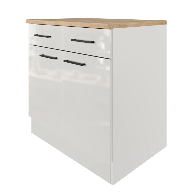 Flex-Well Kuchyňská skříňka Lund spodní zásuvky + dvířka 80 x 85 x 57,1 cm