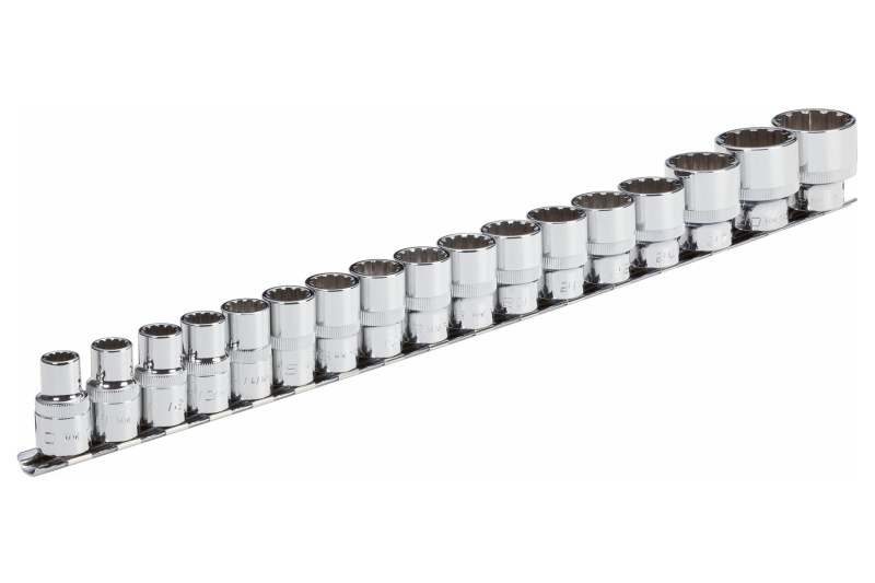 Sada vnitřních nástrčných klíčů 1/2" s Multiprofilem 10-32mm 17 ks Vigor - V1898