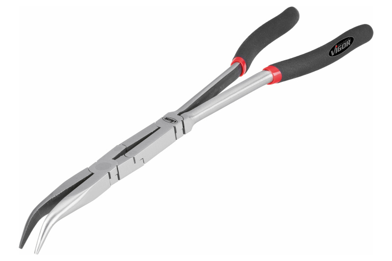 Půlkulaté kleště s dvojitým kloubem - V2782