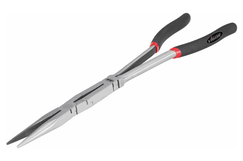 Půlkulaté kleště s dvojitým kloubem - V2783