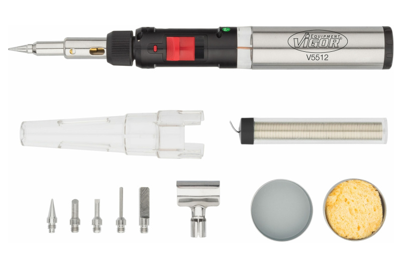 Sada plynové páječky 10 ks - V5512