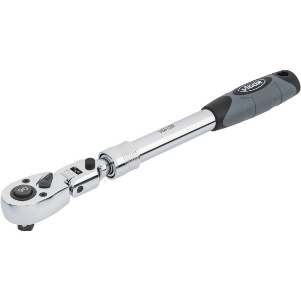 Teleskopická ráčna, kloubová, 1/2", 350 - 490 mm - V6612N