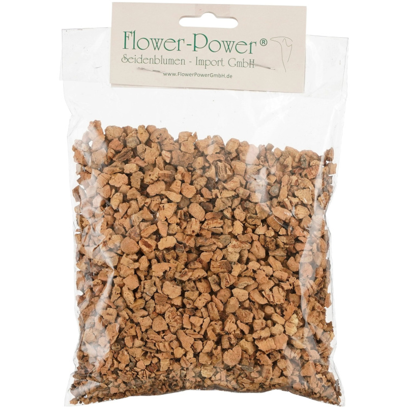 Mica Decorations Dekorativní korkové granule, hnědé, 600 ml