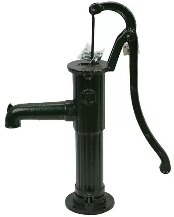 Ruční pumpa s rukojetí Floraworld Royal Classic / max. sací výška 7 m / 28 l/min. / zelená Varianta: ivi1