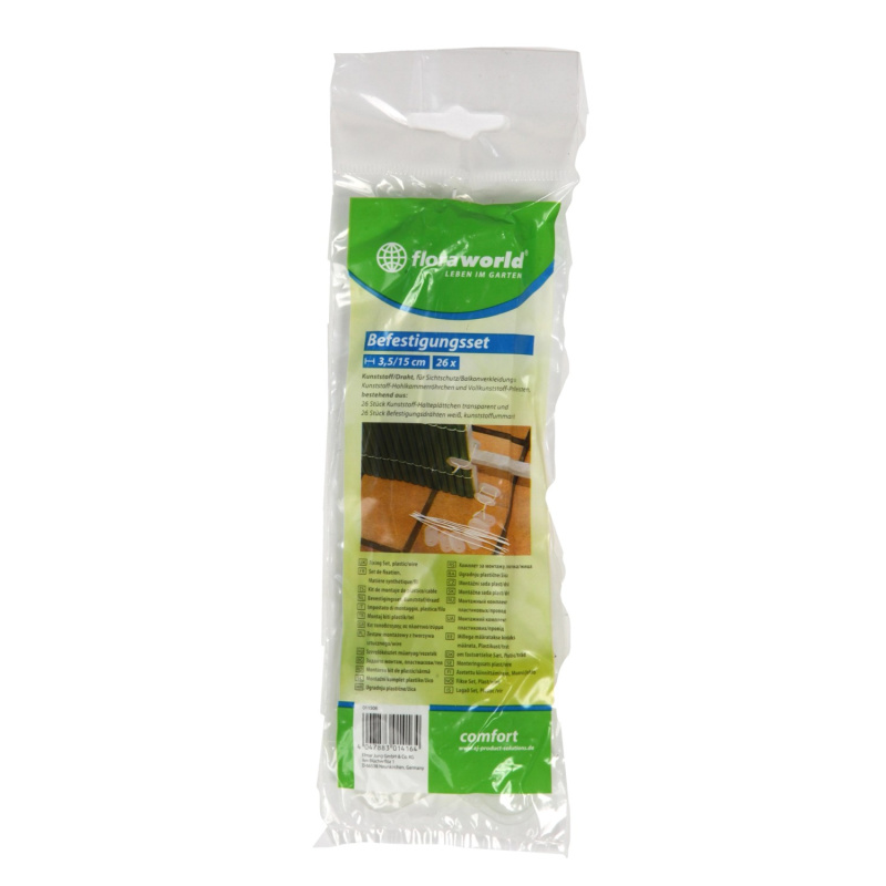 Floraworld Upevňovací sada pro protipohl. ochranu Comfort, 3,5/15 cm, 26 ks