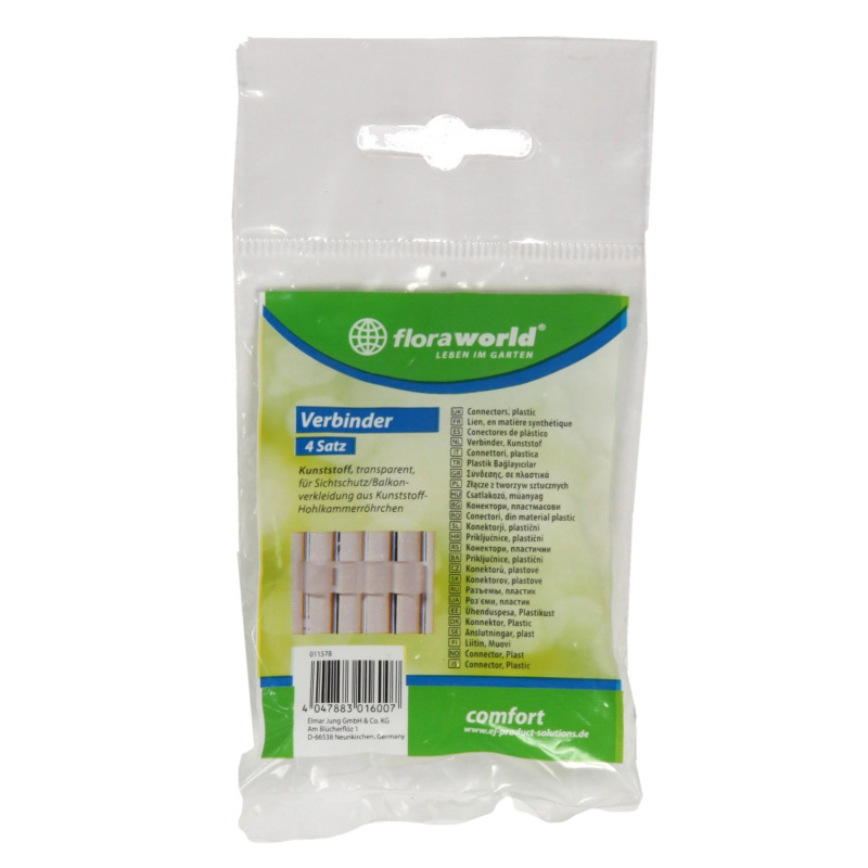 Floraworld Plastové spojky Comfort, 4 ks