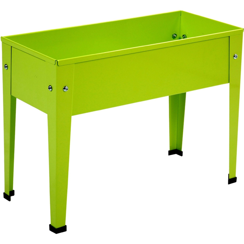 Floraworld Vyvýšený záhon pro děti jablkově zelený 60 x 27 x 45 cm