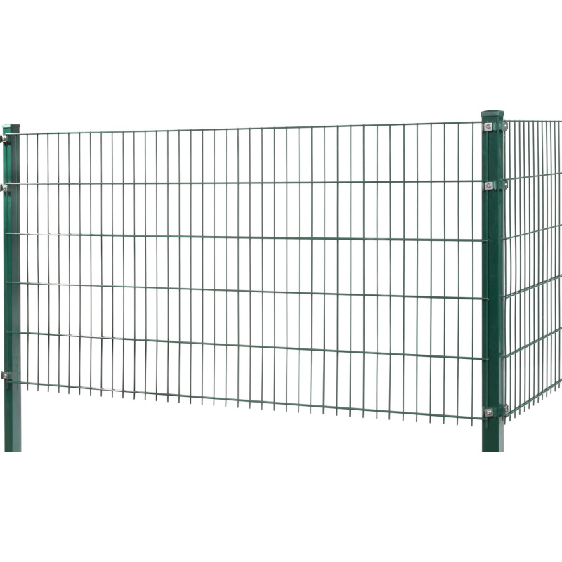 Floraworld Drátěný plotový panel, dvojitý 6/5/6, zelená, 123 x 201 cm