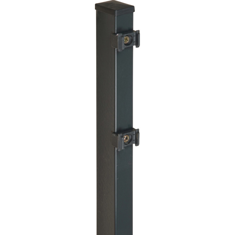 Floraworld Sloupek s upínacími deskami antracit 6 x 4 x 220 cm