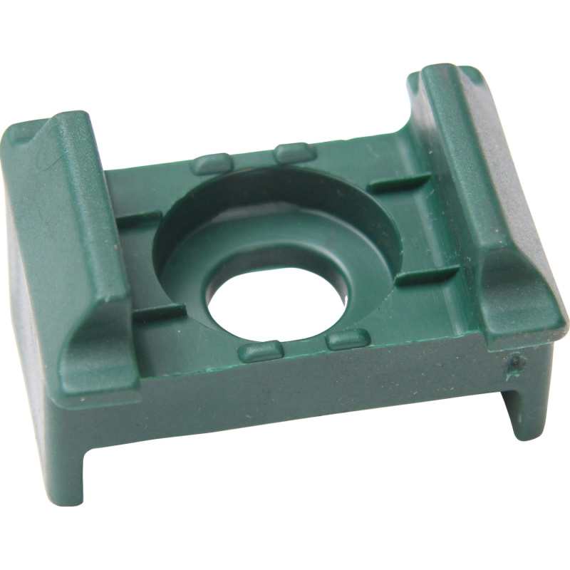 Floraworld Plastová opěrná konzole s bočním vodítkem pro rohové sloupky zelená