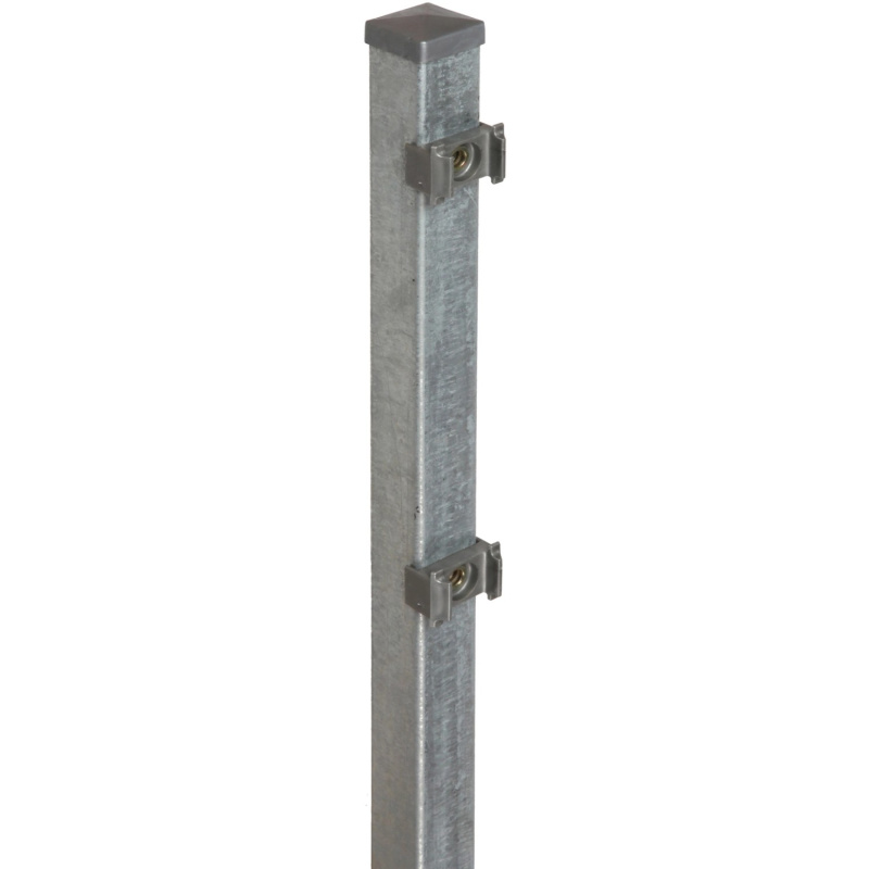 Floraworld Sloupek s upínacími deskami pozink 4 x 4 x 100 cm