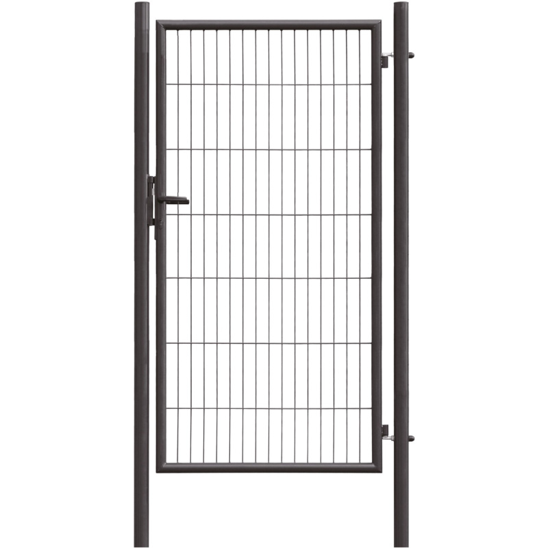 Floraworld Jednokřídlá branka pro plot z drátěných panelů, antracit, 175 x 100cm
