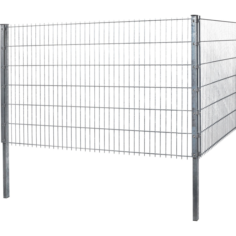 Florawrold Drátěný plotový panel, dvojitý 6/5/6, pozinkovaný, 83 x 251 cm