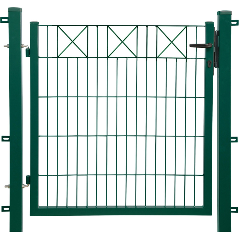 Floraworld Brána s dekorativním prvkem X zelená 100 x 100 cm