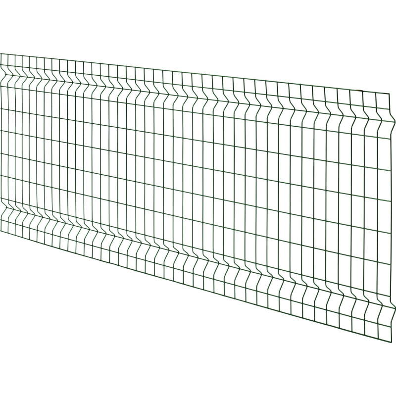 Jednoduché svařované 3D plotové pletivo zelená 80 x 200 cm