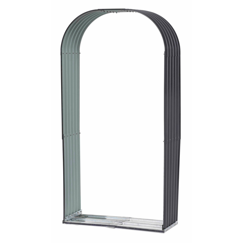 Floraworld Přístřešek na dříví s obloukem 103 cm x 40 cm x 200 cm