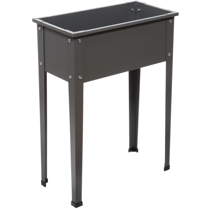 Floraworld Vyvýšený záhon Season antracitový matný 60 x 30 x 80 cm