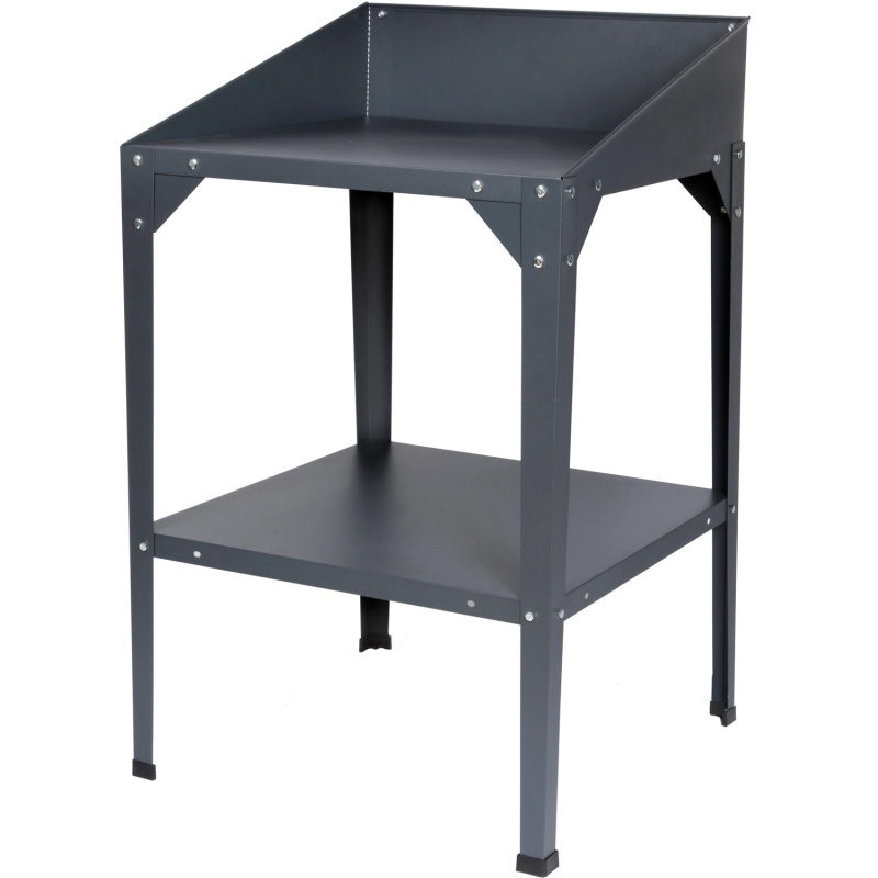 Floraworld Stůl na výsadbu antracitový 60 x 60 x 100 cm