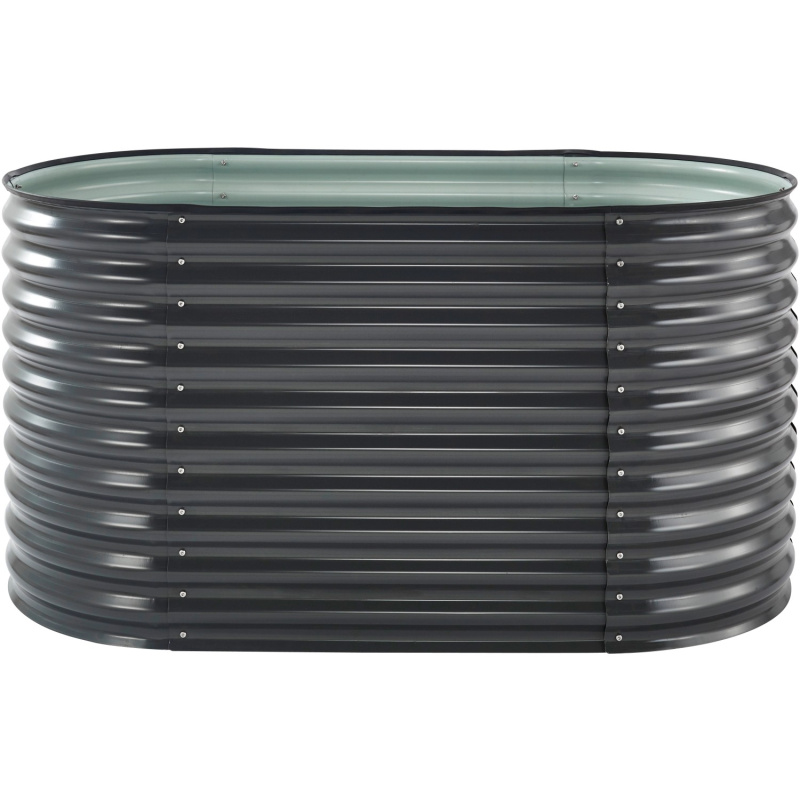 Floraworld Vyvýšený záhon Welle antracitový 160 x 80 x 82 cm