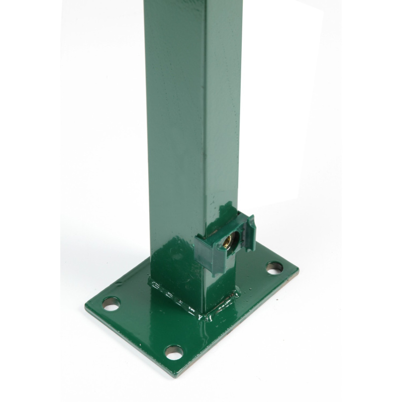 Floraworld Plotový sloupek s navařenou patkou zelená 6 x 4 x 189 cm