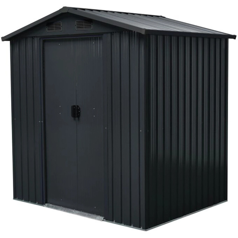 Floraworld Zahradní domek se sedlovou střechou S antracit 194 x 110 x 200 cm